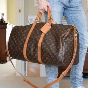 💎✨BEAUTIFUL✨💎AUTHENTINC Louis Vuitton Monogram Keep All Bandouliere 55